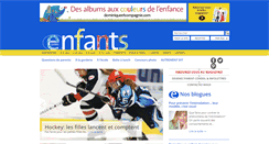 Desktop Screenshot of enfantsquebec.com